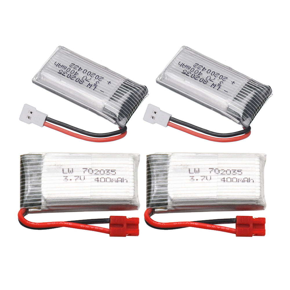 3.7V 400mah Lipo Battery For SYMA X11 X11C X4 X15 X5A-1 X15C X15W H31 H107 KY101 E33C E33 U816A V252 RC Drone Helicopter Parts