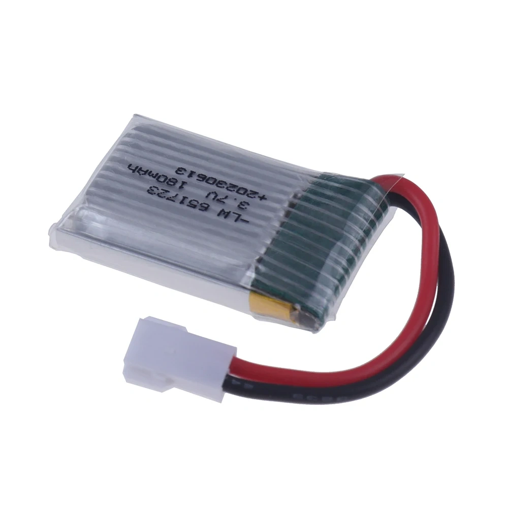 Original 3.7V 180mAh Battery Charger Sets for H8mini JJRC H2 H8 H48 H8Mini RC Quadcopter Drone Part