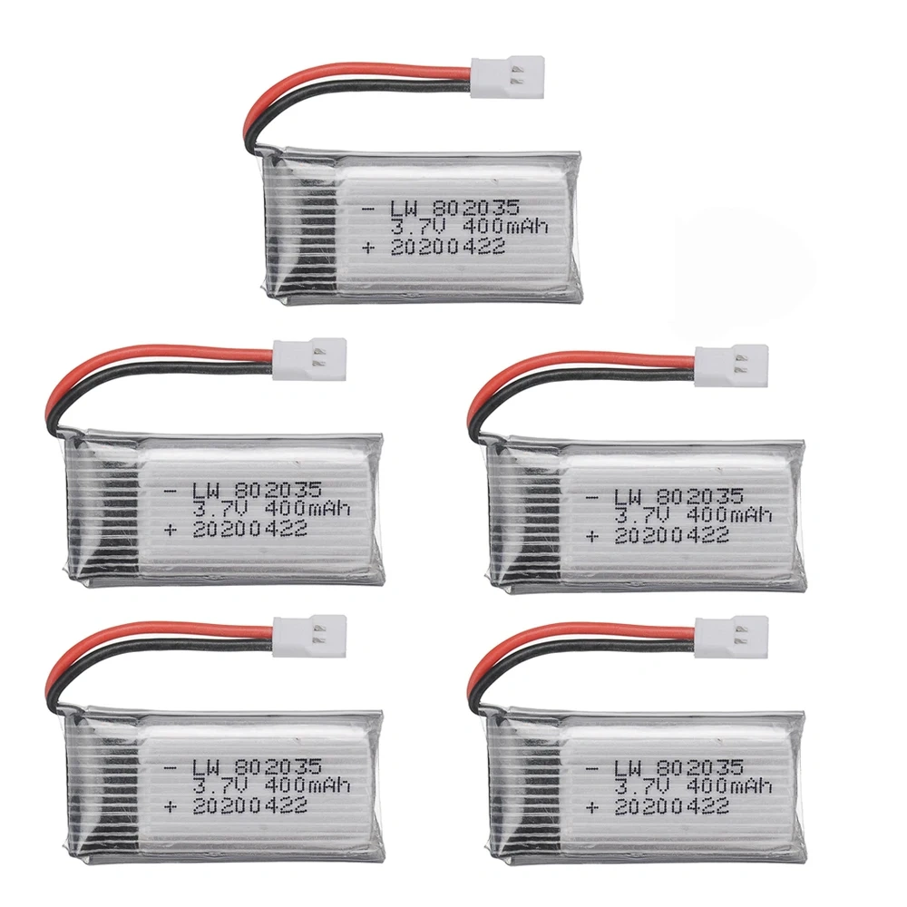 3.7V 400mah Lipo Battery For SYMA X11 X11C X4 X15 X5A-1 X15C X15W H31 H107 KY101 E33C E33 U816A V252 RC Drone Helicopter Parts