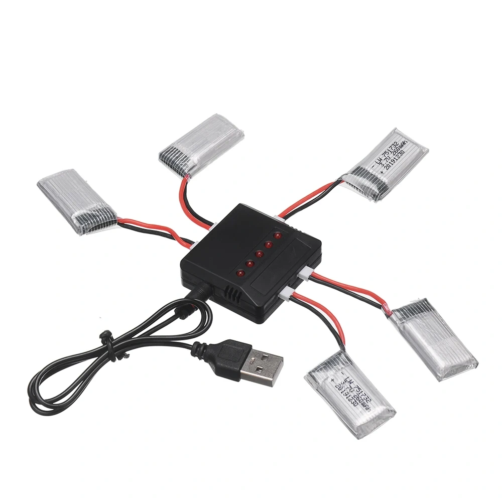 3.7V 260mAh Lipo Battery For H2 H8 H48 H8Mini RC Helicopter Quadcopter parts wholesale Battery 3.7v For RC Toys Drone