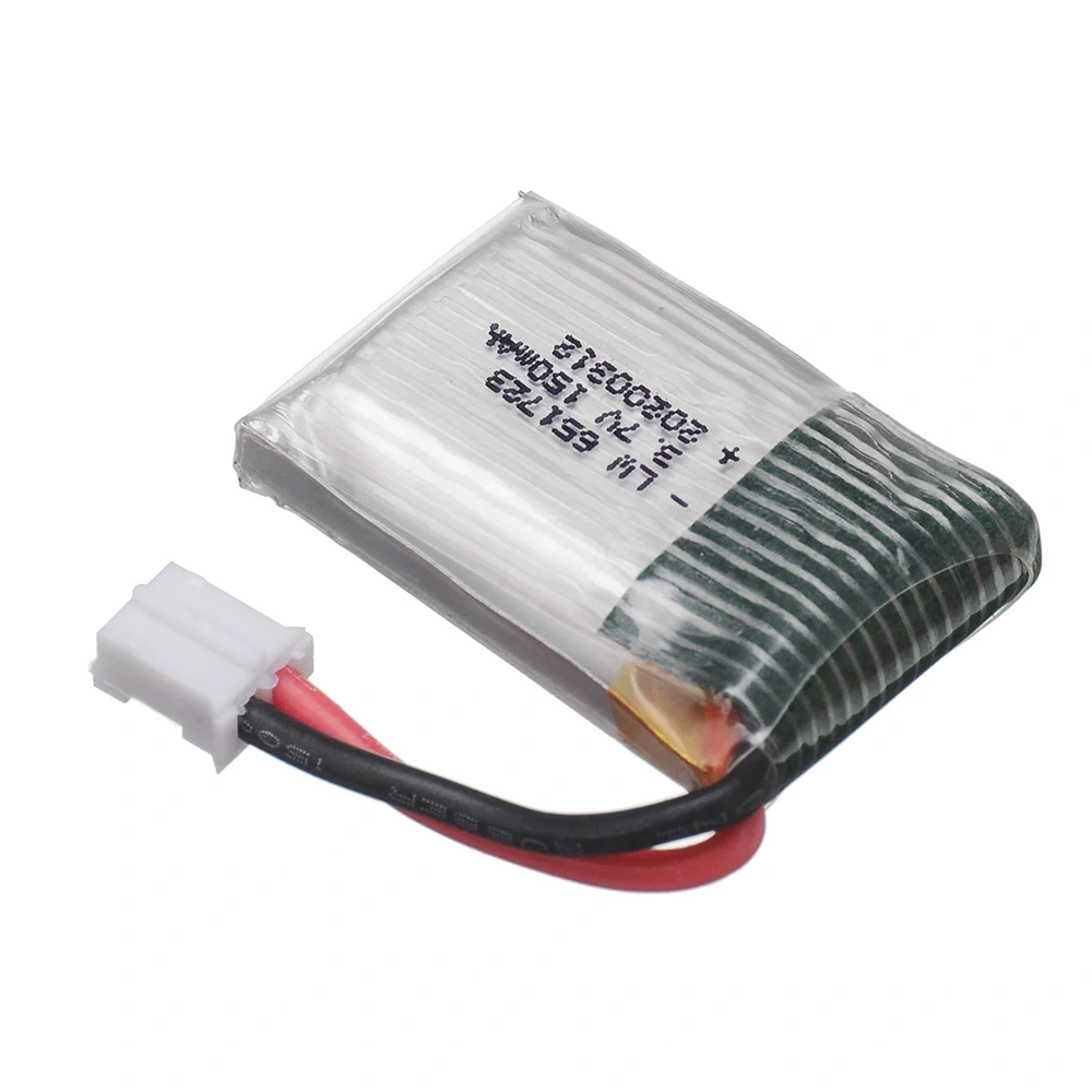 5/10pcs H36 battery 3.7V 150mAh For E010 E011 E012 E013 Furibee F36 RC Quadcopter Parts 3.7v 651723 Lipo Battery For Toys Drone