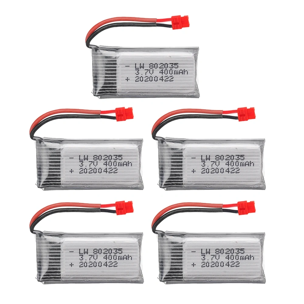 3.7V 400mah Lipo Battery For SYMA X11 X11C X4 X15 X5A-1 X15C X15W H31 H107 KY101 E33C E33 U816A V252 RC Drone Helicopter Parts