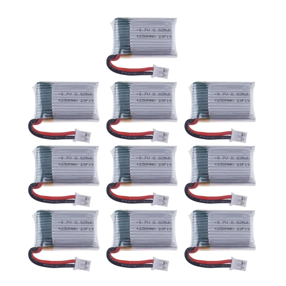 H36 Battery 3.7V 250mAh For E010 E011 E012 E013 Drone Battery 3.7v H36 Drones Lipo Battery For Furibee F36 RC Quadcopter Parts