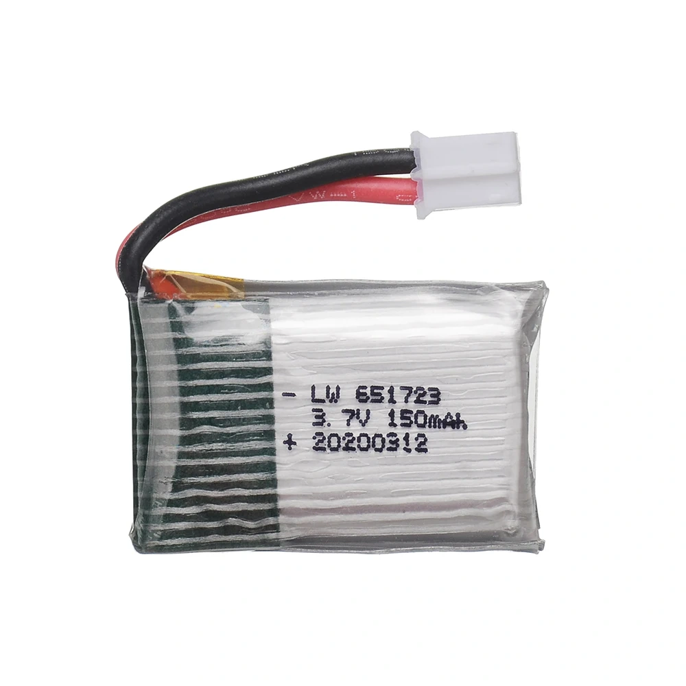 5/10pcs H36 battery 3.7V 150mAh For E010 E011 E012 E013 Furibee F36 RC Quadcopter Parts 3.7v 651723 Lipo Battery For Toys Drone