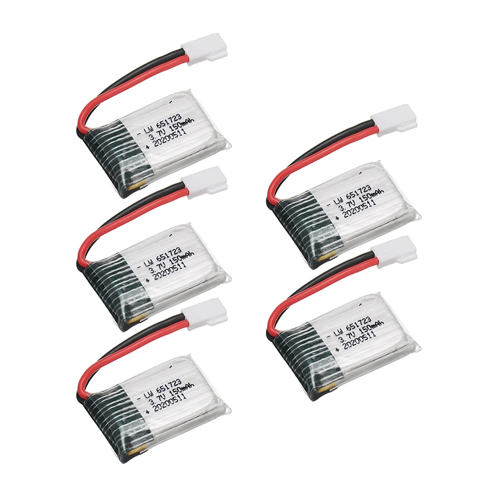 1/5/10/15 pieces 3.7v 150mah lipo Battery For H2 H8 H48 U207 RC Helicopter RC Quadcopter RC Drone Battery Spare Parts wholesale