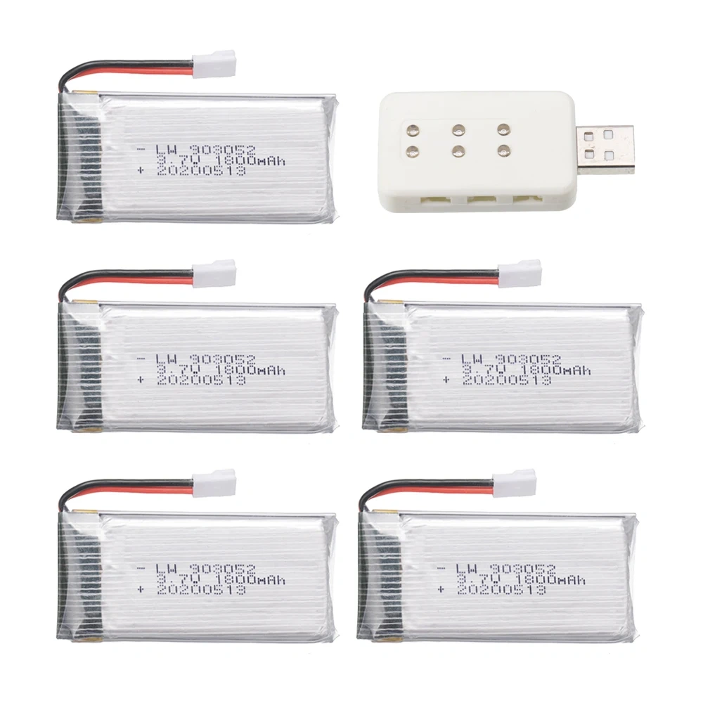 3.7V 1800mAh lipo Battery/charger for KY601S SYMA X5 X5S X5C X5SC X5SH X5SW X5UW X5HW M18 HQ898 Drone Helicopter battery Parts