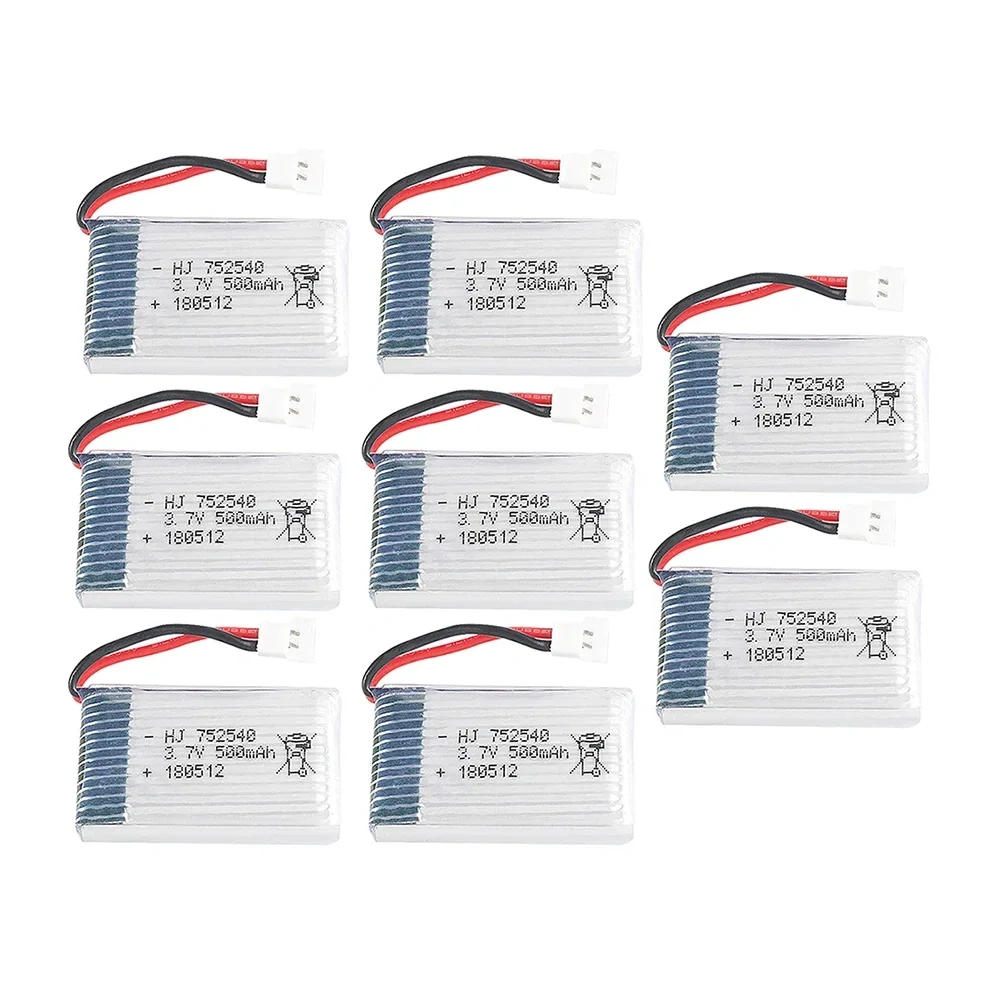H31 Battery 752540 3.7V 500mAh Rechargeable Lipo Battery For H107 H31 KY101 E33C E33 RC Drone Spare Parts 3.7V Battery