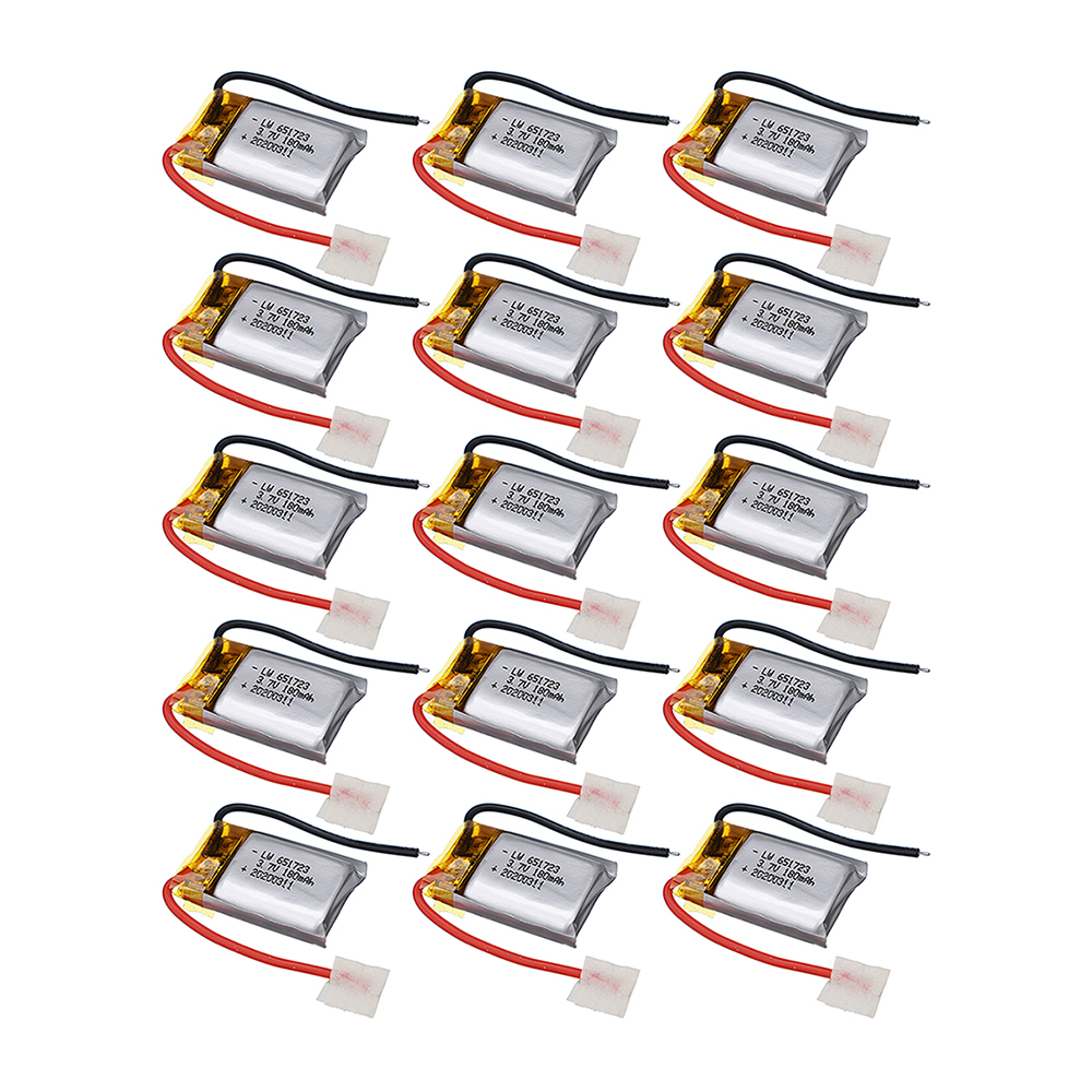 6/8/10/15/20pcs 3.7V 180mAh RC Drone Battery For Syma S109G S111G MJXRC X900 X901 Remote Control Helicopter 3.7 V 180 mAH 651730