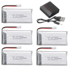 5pcs with charger