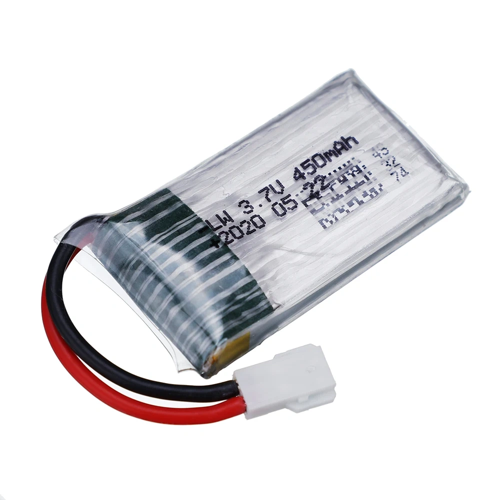 1-10PCS 3.7V 450mah Rechargeable Battery for H31 X4 H107 H6C KY101 E33C E33 U816A V252 RC Drone Spare Parts 3.7v Lipo battery
