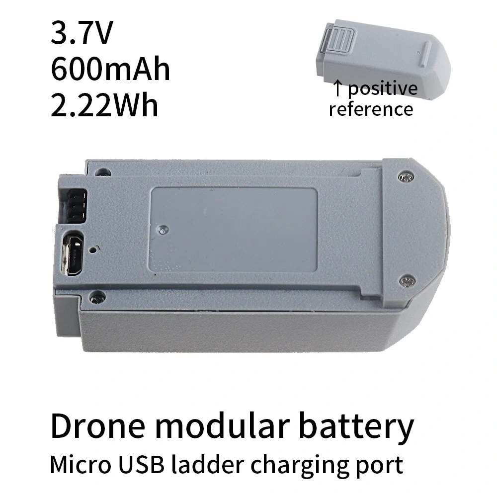 3.7V 600mah RC Drone Battery For V2 Mini Drone Remote Control Quadcopter Helicopter Spare Batteries Accessories