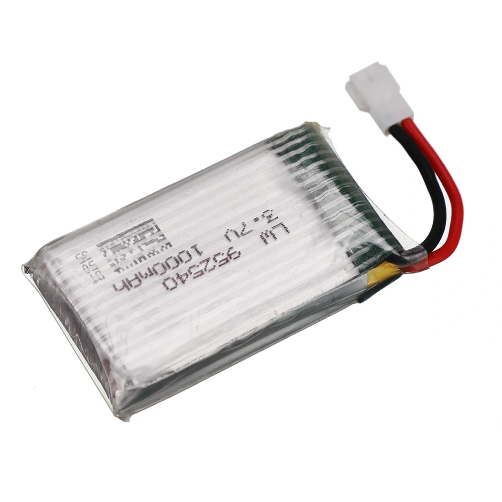 3.7V RC Drone Battery for Syma X5 X5C X5SC X5SW TK M68 MJX X705C SG600 RC Quadcopter Airplane Parts, 3.7V 1000mah Lipo Battery