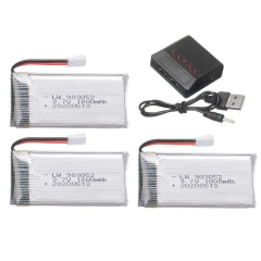3pcs with charger