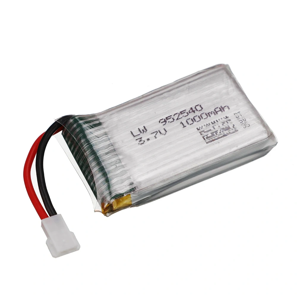 3.7V RC Drone Battery for Syma X5 X5C X5SC X5SW TK M68 MJX X705C SG600 RC Quadcopter Airplane Parts, 3.7V 1000mah Lipo Battery