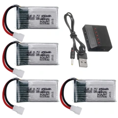 4pcs with charger