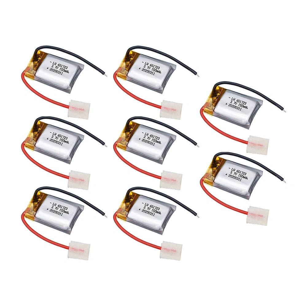 1/2/3/5/10pcs 3.7V 150mAh Li-po Battery For Syma S105 S107 S107G S109 S111, s977/s009, v319  RC toys Helicopter Drone Battery