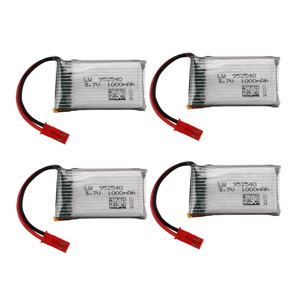RC Drone Lipo Battery JST plug 902540 3.7V 1000mAh 25c Lipo 1S Battery For MJX x400 X300C X800 Quadcopter Parts