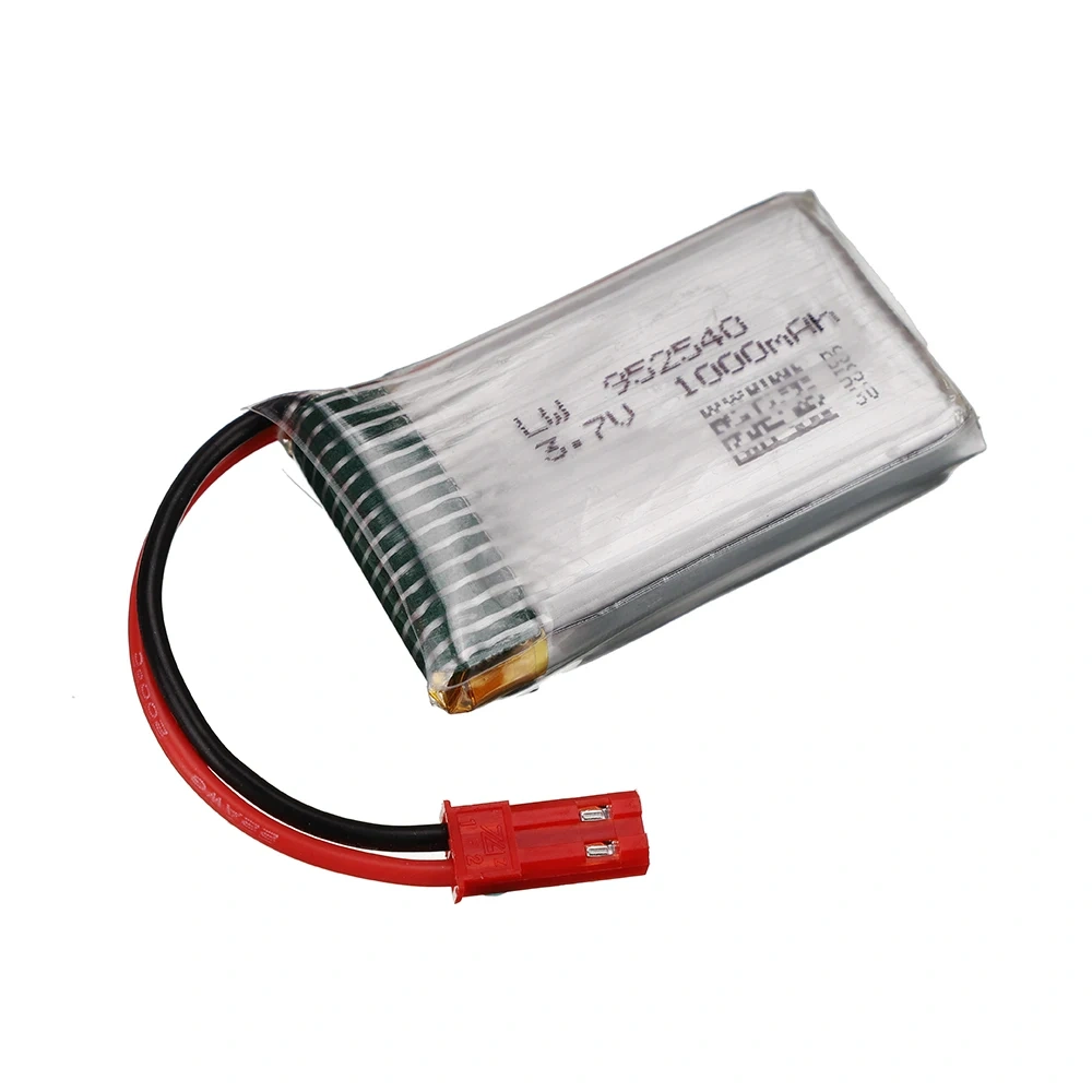 (JST Plug) 2026 New 3.7V 1000mAh Lipo Battery /Charger for X400 X500 X800 HD1315 HJ818 HJ819 X25 RC Quadcopter Drone Spare Parts