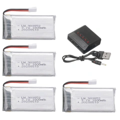4pcs with charger