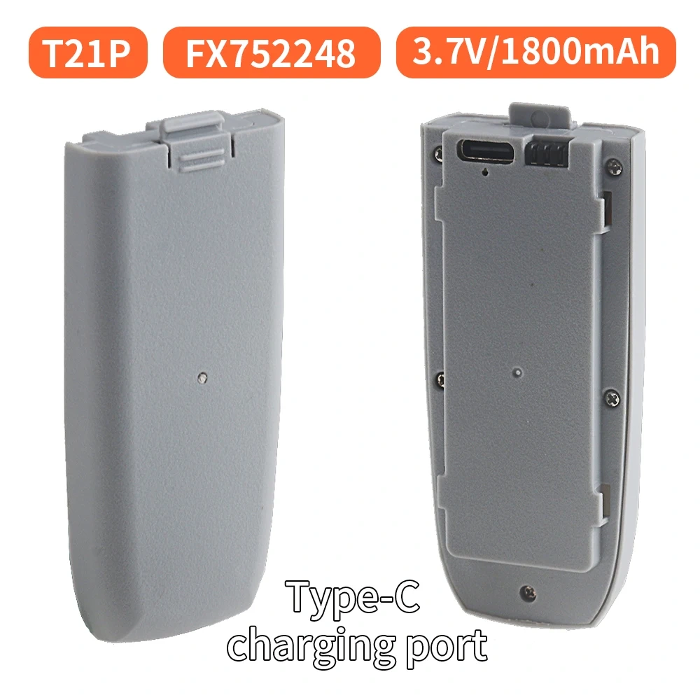 Drone Battery 3.7V 1800mAh Lipo Battery for T21P CS800 PRO RC Drone Quadcopter FX752248 Replacement Batteries Accessory