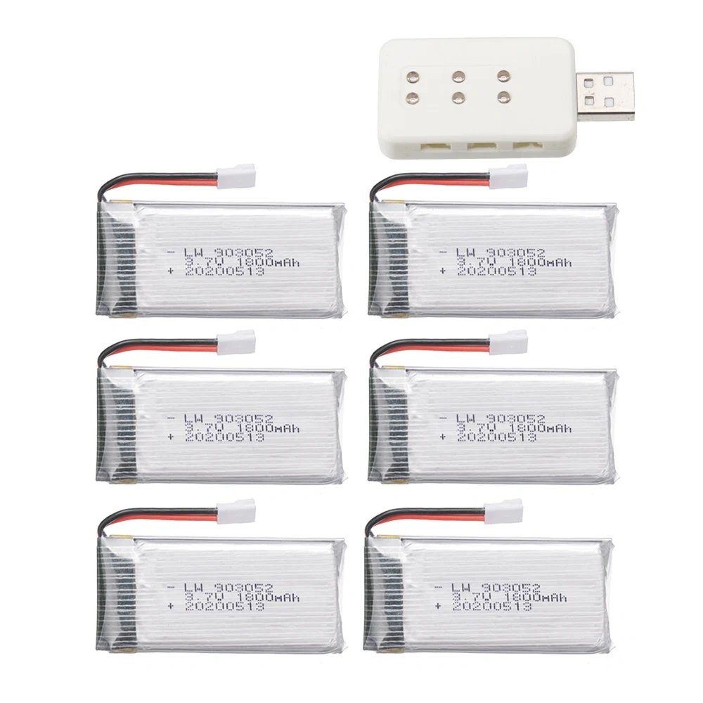 3.7V 1800mAh lipo Battery/charger for KY601S SYMA X5 X5S X5C X5SC X5SH X5SW X5UW X5HW M18 HQ898 Drone Helicopter battery Parts