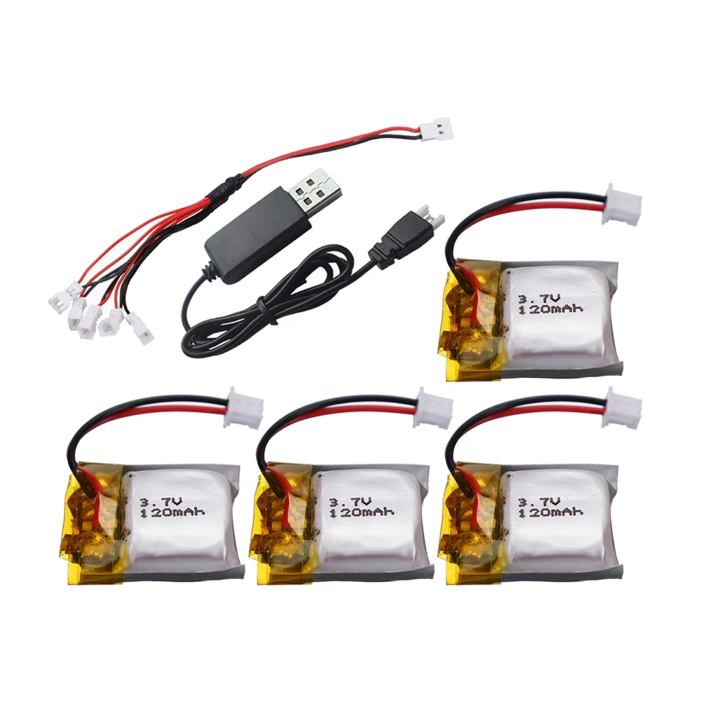 3.7v 100mah Lipo Battery For Wltoys V272 V282 V292 Rc Quadcopter Spare Parts 3.7V Drone Battery for Hubsan Q4 H111 Mini Drones
