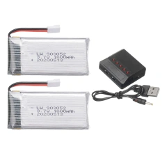 2pcs with charger