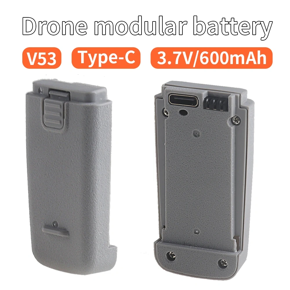 3.7V 600mah Lipo Battery For V53 Mini Drone Remote Control Quadcopter RC Drones UFO UAV Spare Parts Accessories