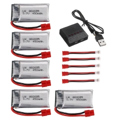 5pcs with charger
