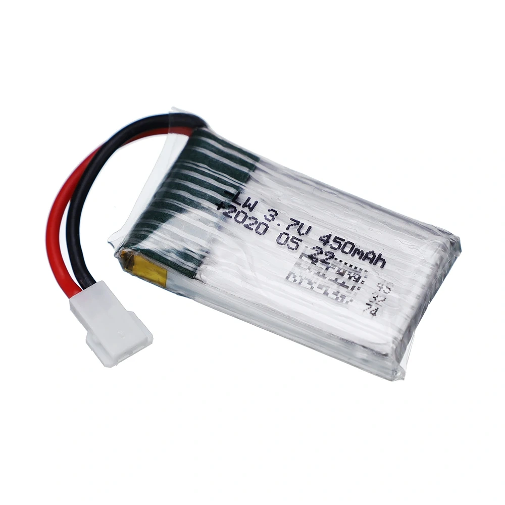 1-10PCS 3.7V 450mah Rechargeable Battery for H31 X4 H107 H6C KY101 E33C E33 U816A V252 RC Drone Spare Parts 3.7v Lipo battery