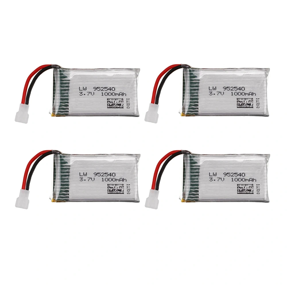 3.7V RC Drone Battery for Syma X5 X5C X5SC X5SW TK M68 MJX X705C SG600 RC Quadcopter Airplane Parts, 3.7V 1000mah Lipo Battery