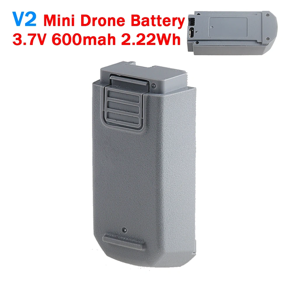 3.7V 600mah RC Drone Battery For V2 Mini Drone Remote Control Quadcopter Helicopter Spare Batteries Accessories