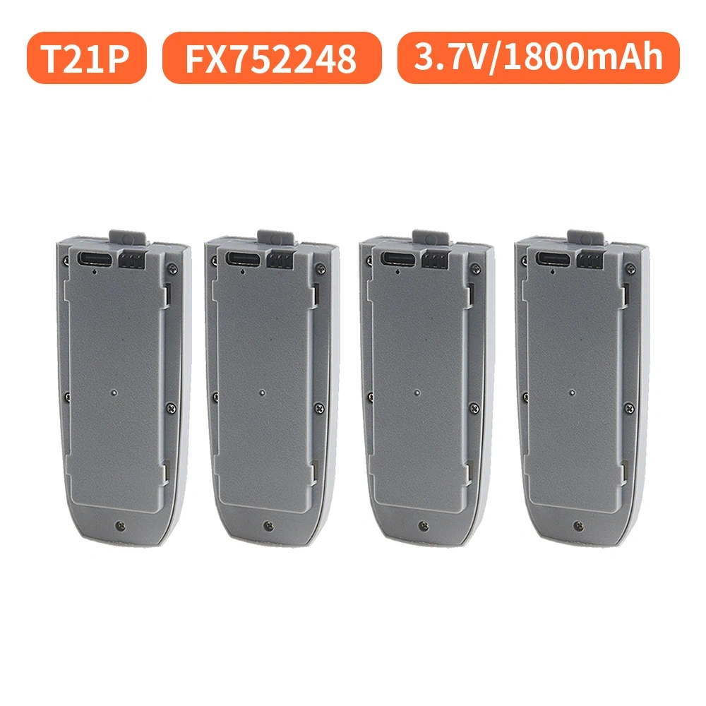 Drone Battery 3.7V 1800mAh Lipo Battery for T21P CS800 PRO RC Drone Quadcopter FX752248 Replacement Batteries Accessory