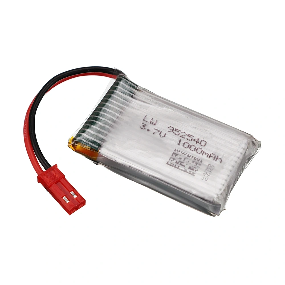 RC Drone Lipo Battery JST plug 902540 3.7V 1000mAh 25c Lipo 1S Battery For MJX x400 X300C X800 Quadcopter Parts