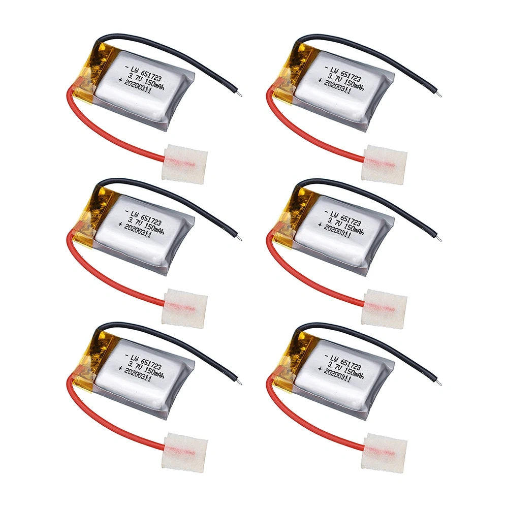 1/2/3/5/10pcs 3.7V 150mAh Li-po Battery For Syma S105 S107 S107G S109 S111, s977/s009, v319  RC toys Helicopter Drone Battery