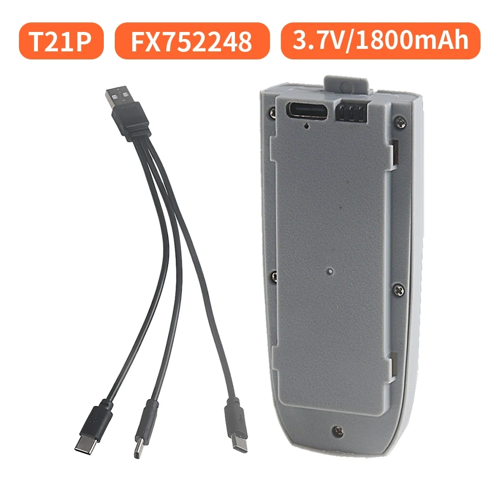 Drone Battery 3.7V 1800mAh Lipo Battery for T21P CS800 PRO RC Drone Quadcopter FX752248 Replacement Batteries Accessory