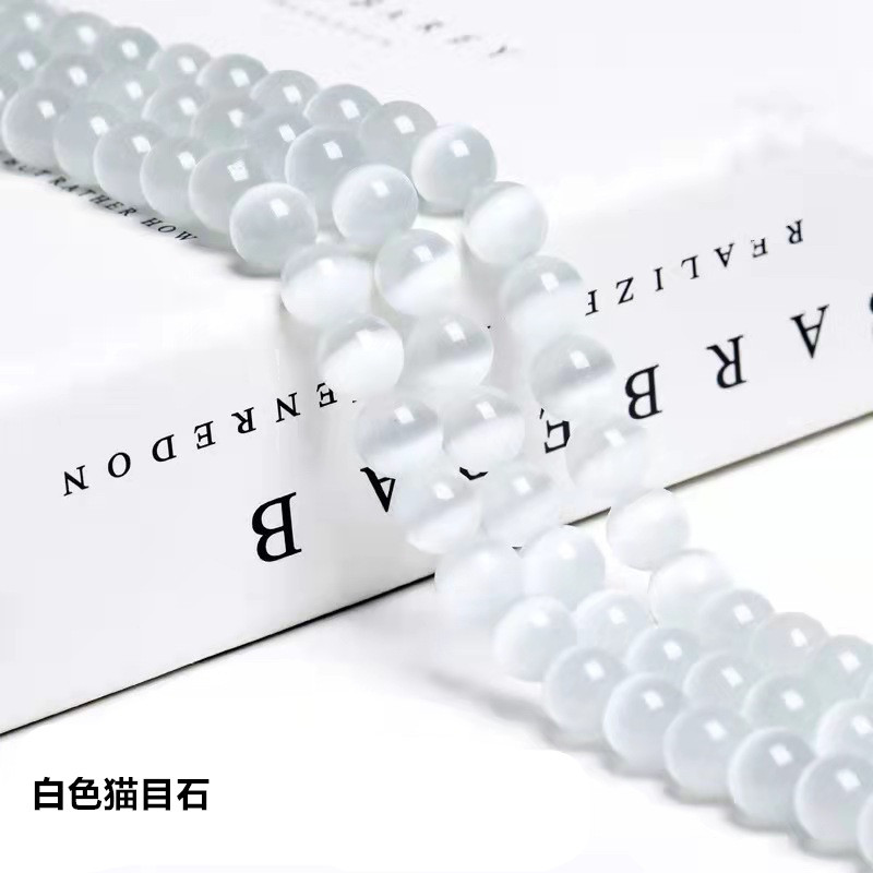 A40  高品質猫目石 ＆メタル人工石＆メタル（10*10）