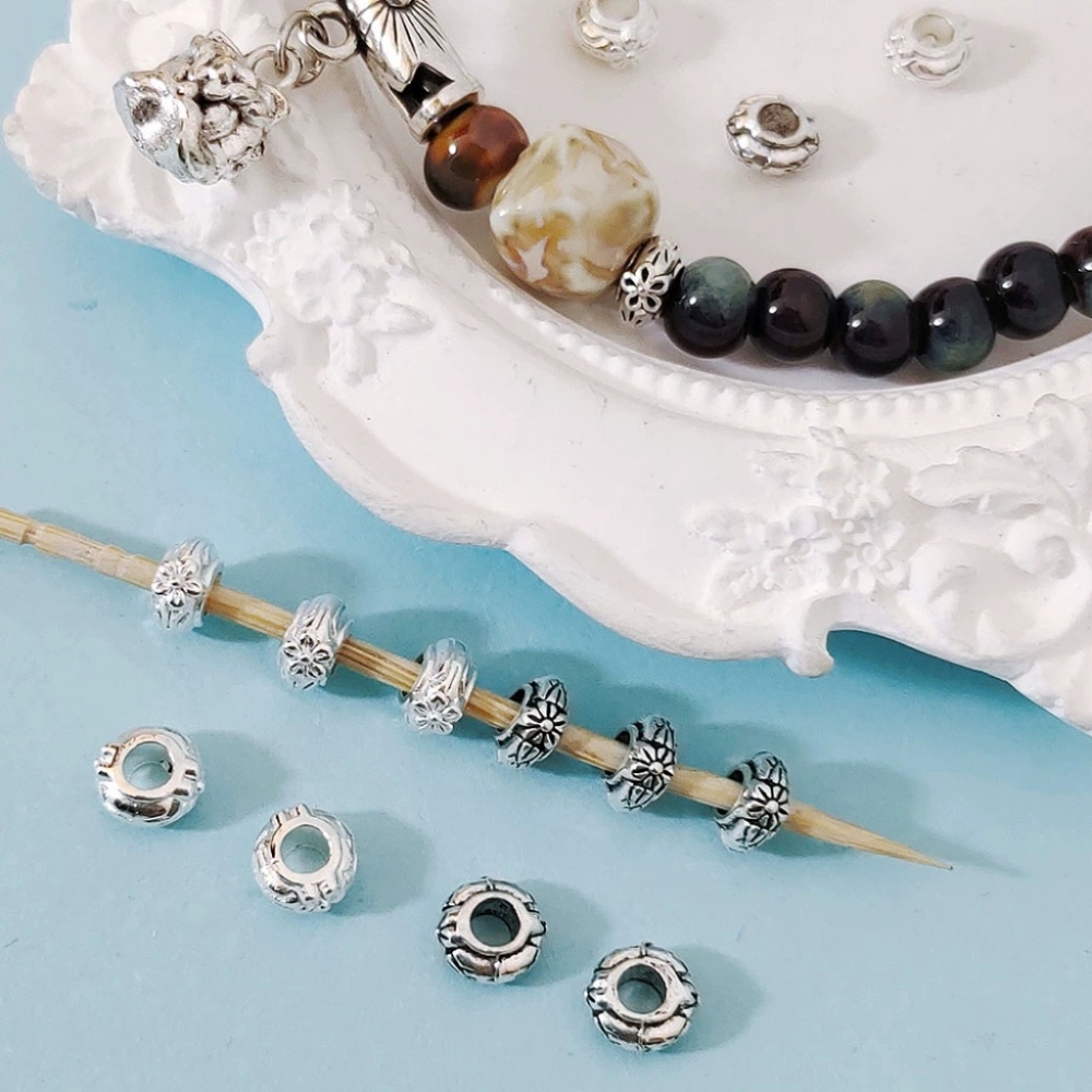 SP170高品質なお花スペーサ　DIYパーツ　7ｍｍ*3.3ｍｍ 20個セット