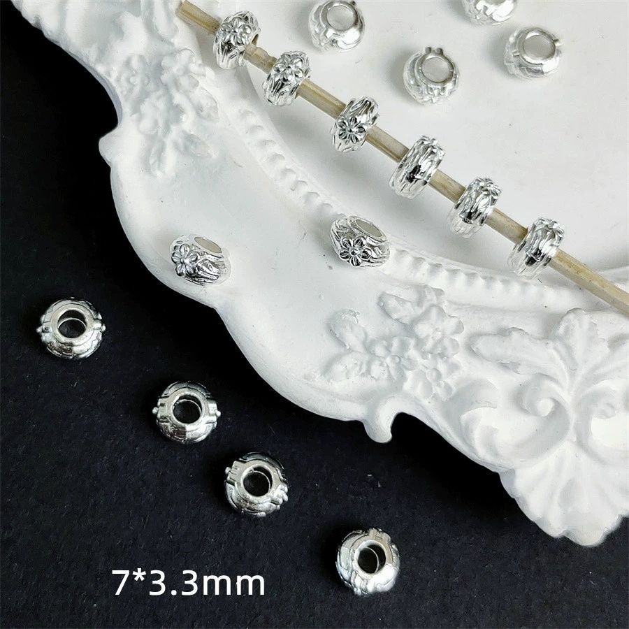 SP170高品質なお花スペーサ　DIYパーツ　7ｍｍ*3.3ｍｍ 20個セット
