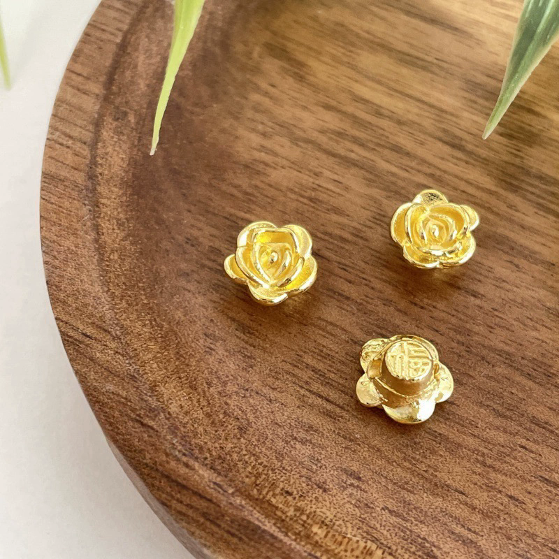 SP385 高品質なお花パーツ　10個セット 10mm