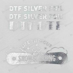 Серебряная фольга DTF