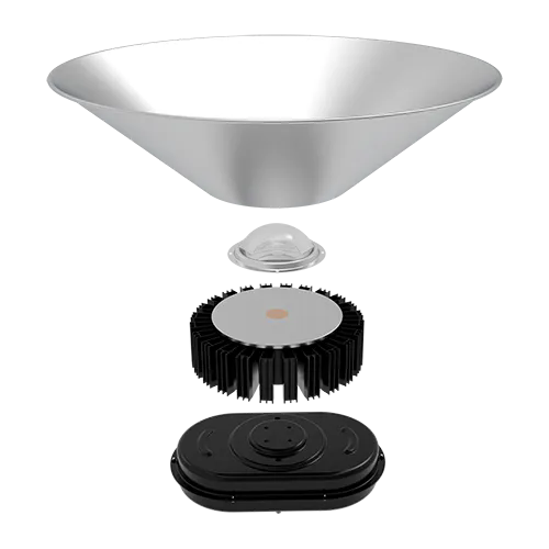 80-120W RSH Seires LED High Bay/ Low Bay Light/grow light kits with Heat Pipe