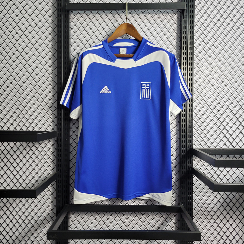 Retro 2004 Greece Away retro Football jersey