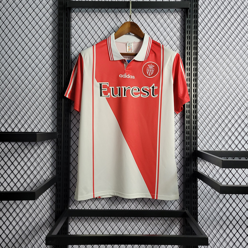Retro 1998 Monaco home Retro Football jersey