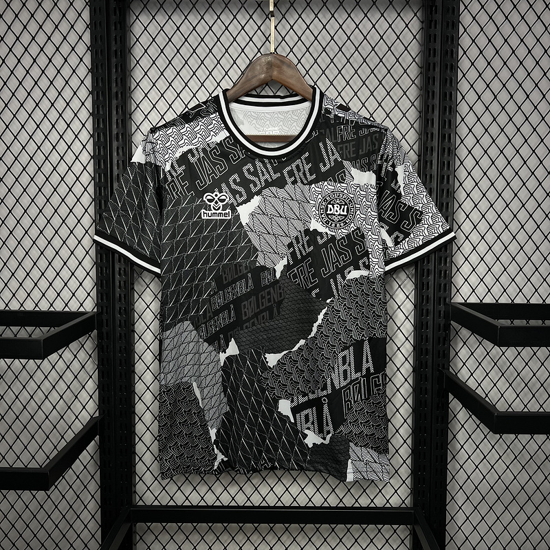 2024-25 Denmark Euro Pre-match training Football jersey