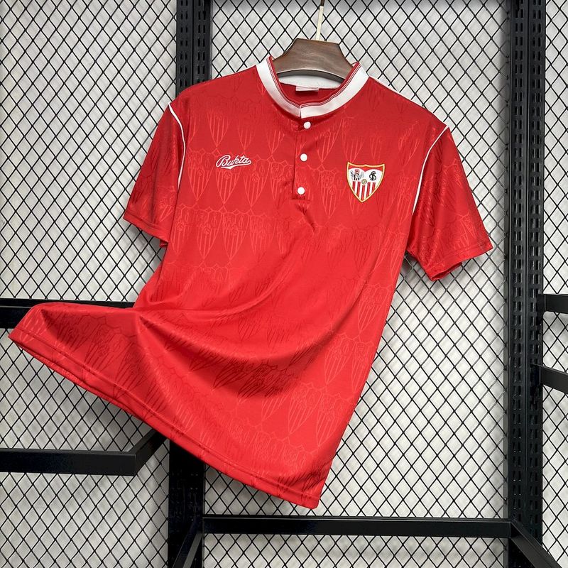 Retro 1991-92 Sevilla away retro football jersey