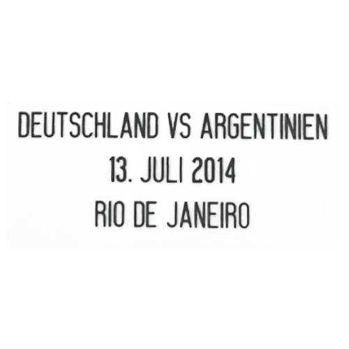 DEUTSCHLAND VS ARGENTINIEN