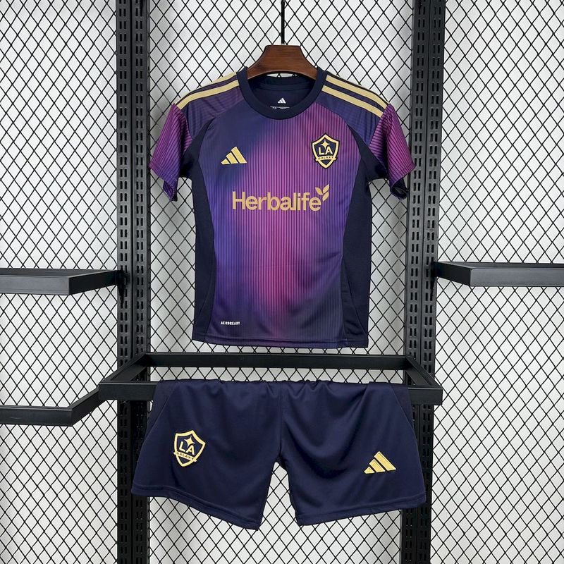 2025-26 LA Galaxy Away KIDS Football jersey