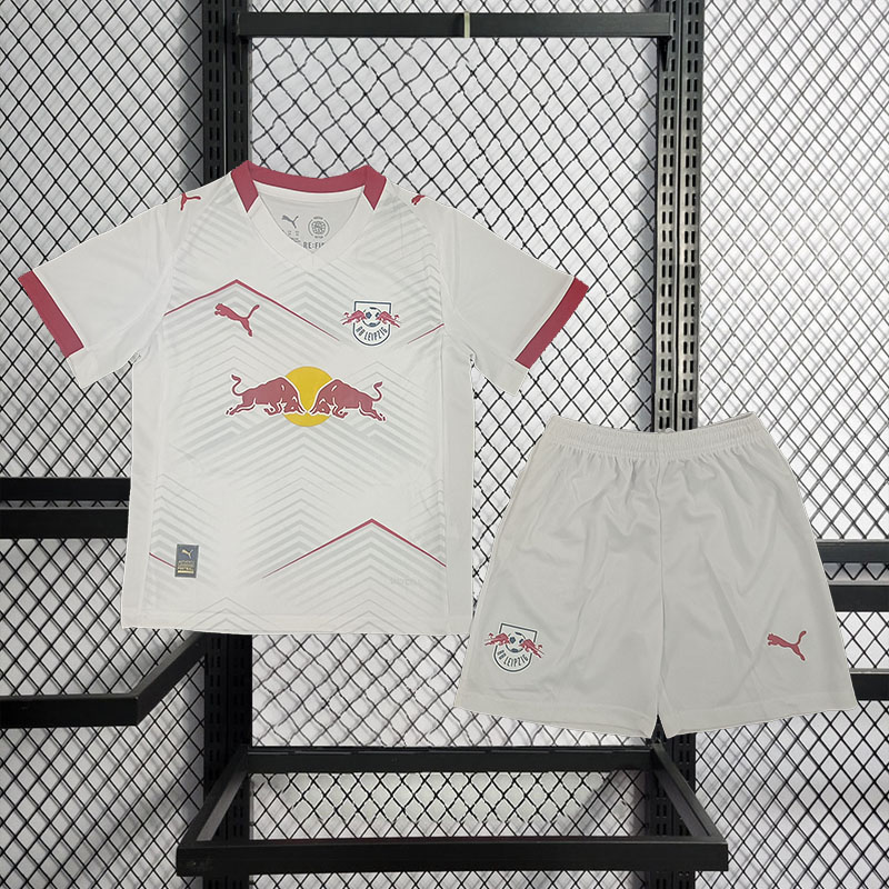 2025-26 RB Leipzig Home kids Football jersey
