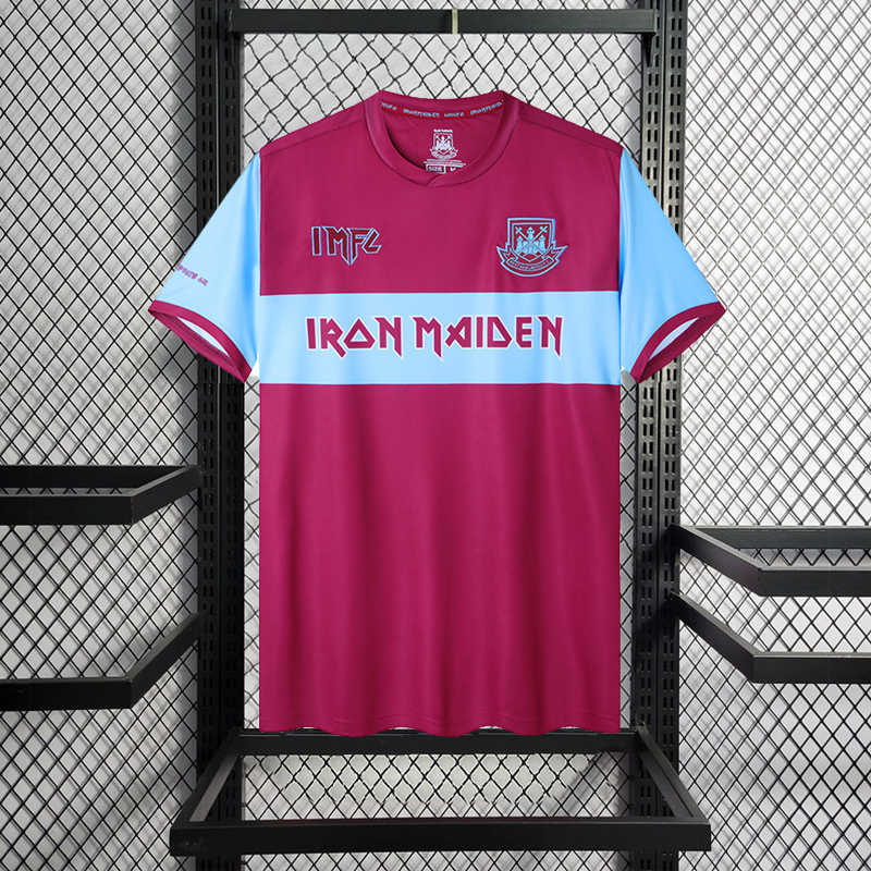 Retro 2020-21 West Ham Iron Maiden home Retro Football jersey